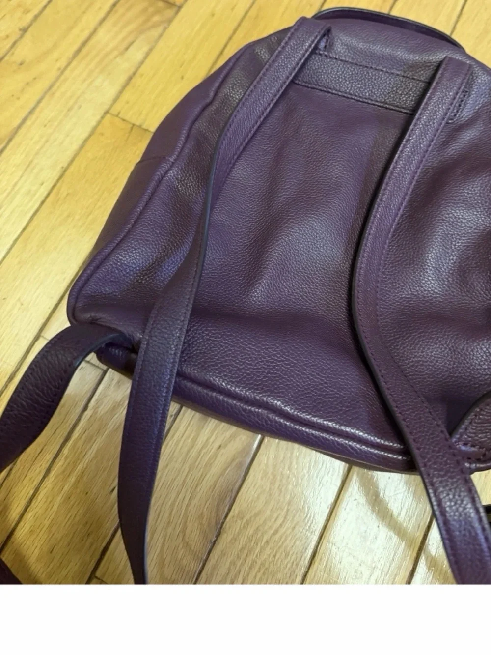 kate spade Plum Pebbled Leather Mini Backpack - Deep Berry